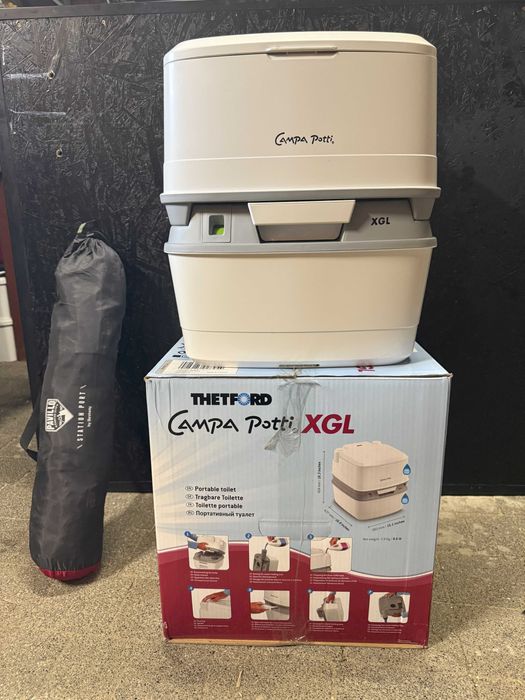 Toaleta turystyczna , ogrodowa THETFORD XGL 21L + namiot gratis