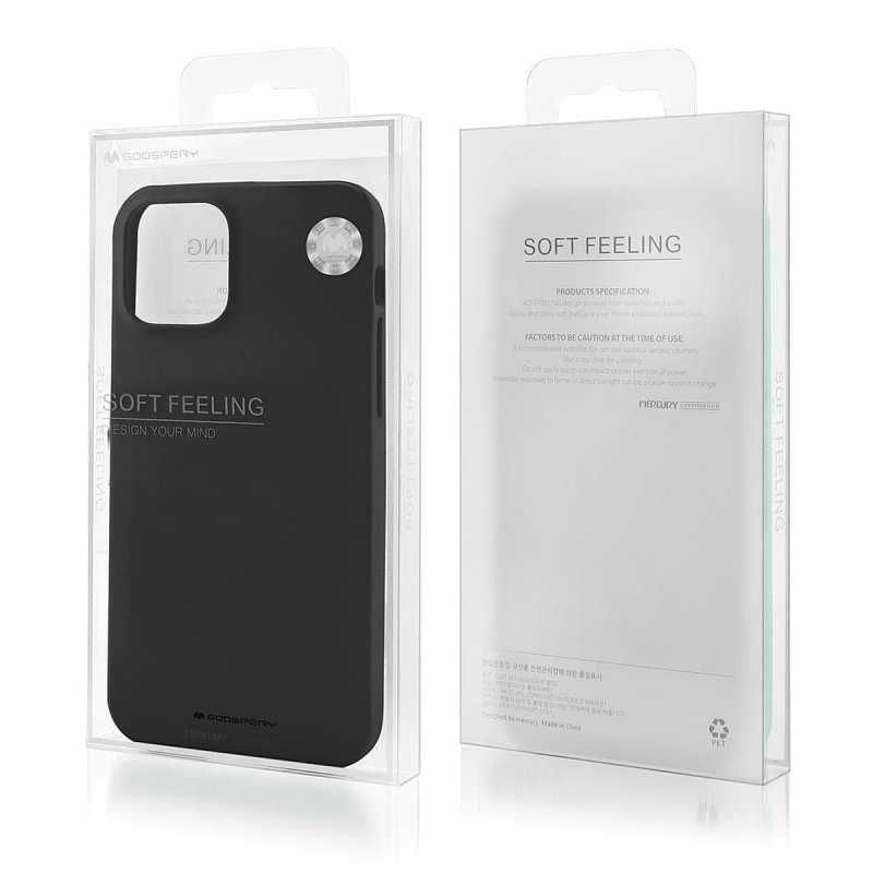 Etui Mercury Soft Feeling do Apple iPhone 14 Pro Max Czarny