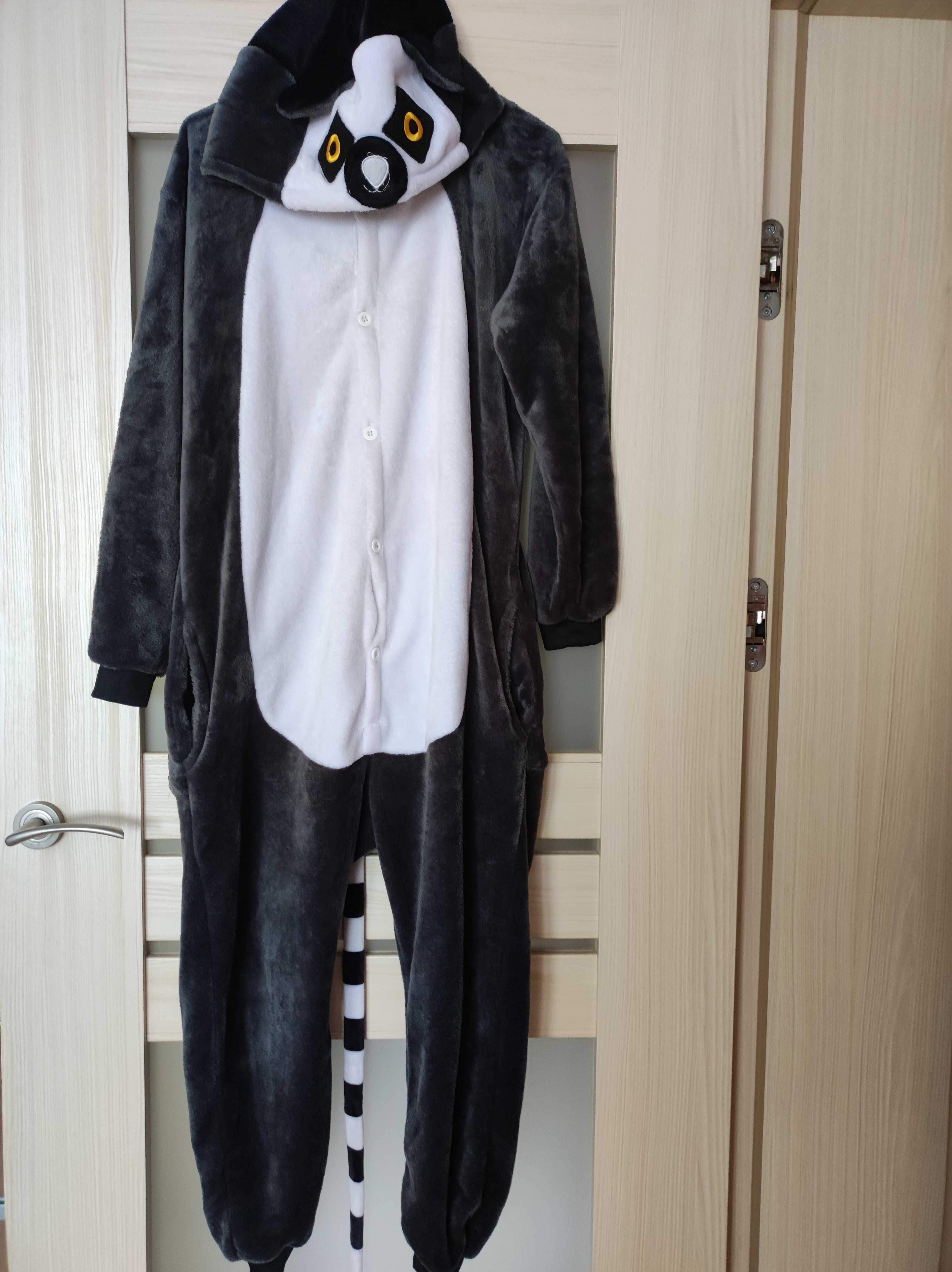 Kigurumi piżama kostium lemur unisex