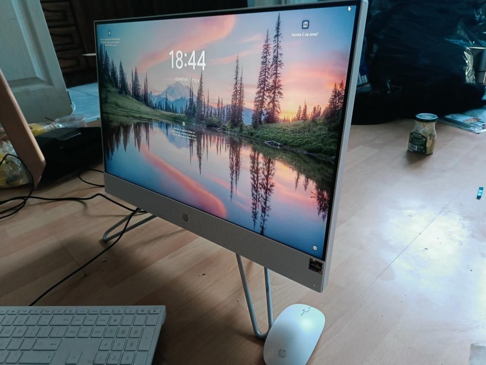 Komputer hp all-in-One ryzen 3. 5000 series