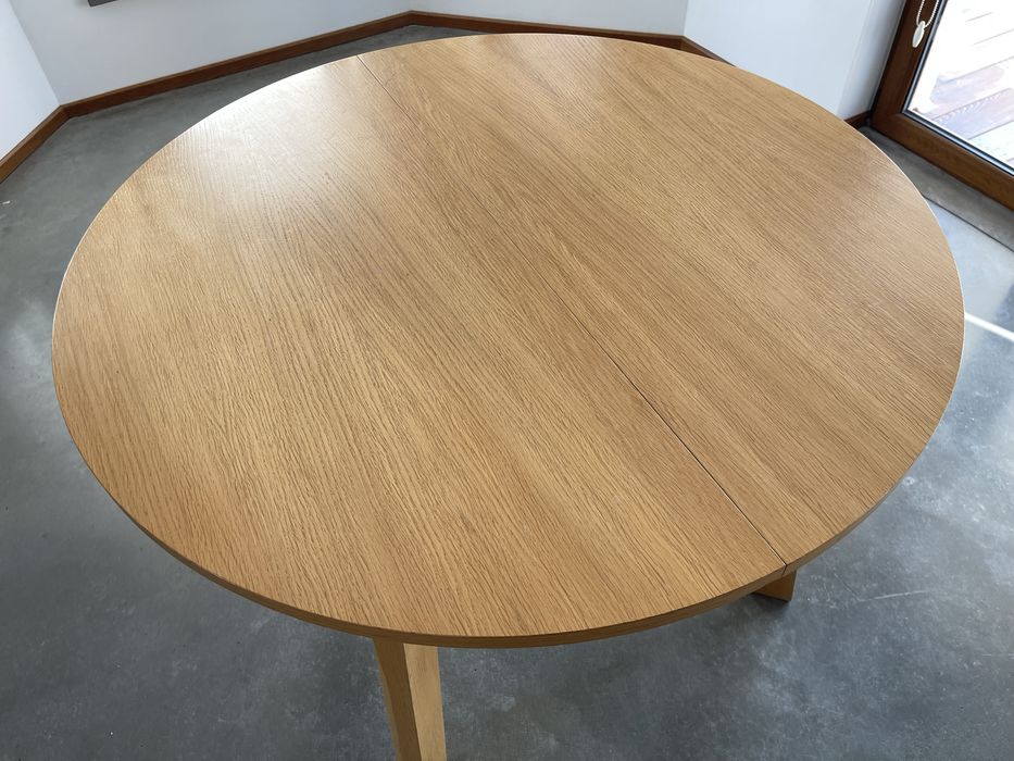 Stol rozkladany fornir debowy 115-211cm
