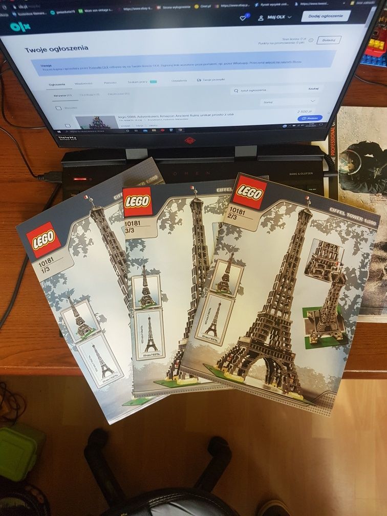dzis lego 10181 Eiffel Tower 1:300 Scala unikat orginal UCS
