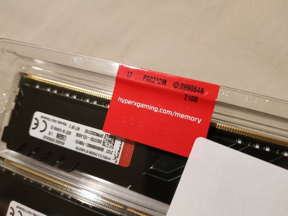 Продаю ОЗП HyperX Fury Black DDR4 8GB 2666 MHz Kit (2×4GB)