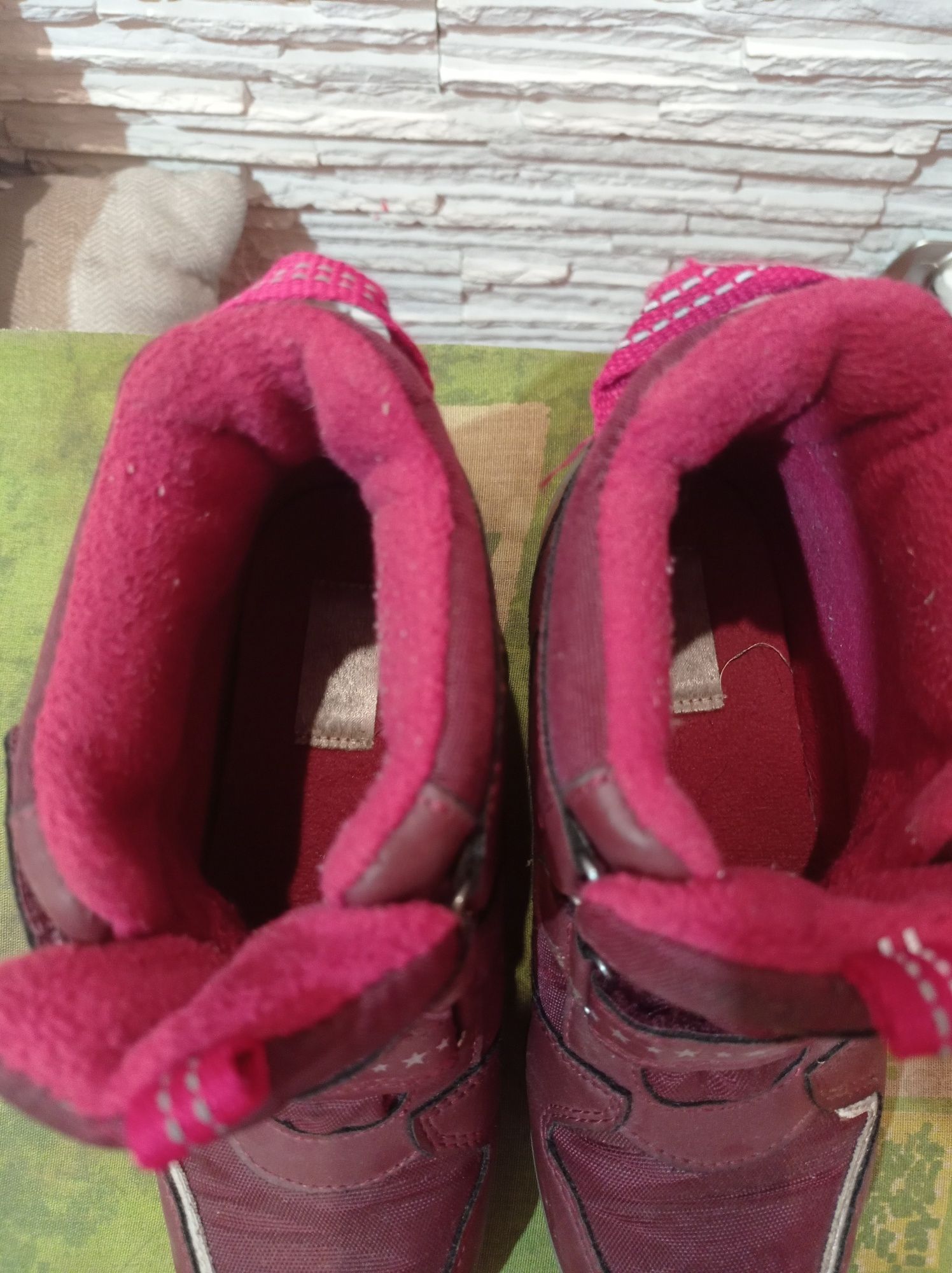 Buty zimowe kozaki śniegowce Tchibo 32 33 dziewczece