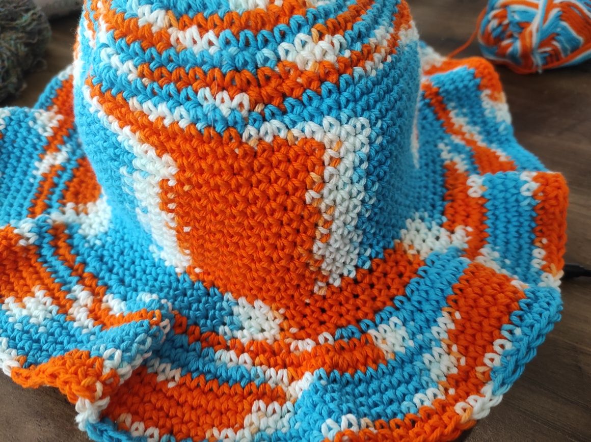 Chapéu de sol crochet