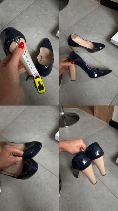 Стильные кожаные лодочки туфли босоножки размер 40 босоножки италия