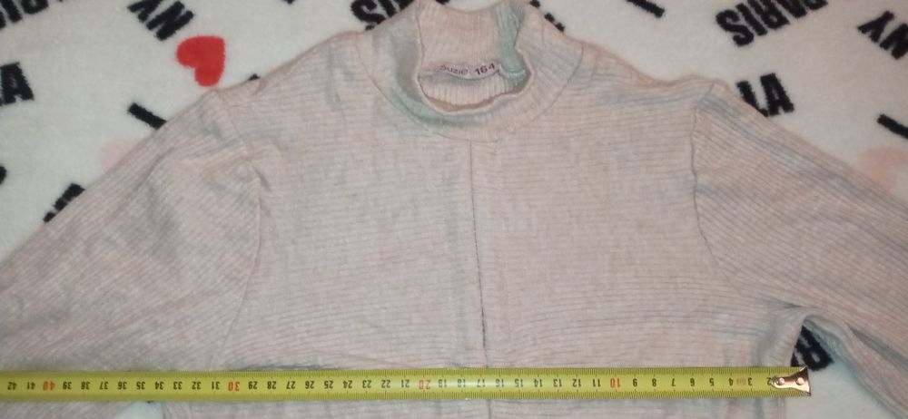 Джинси з розрізами кльош + кофта водолазка.