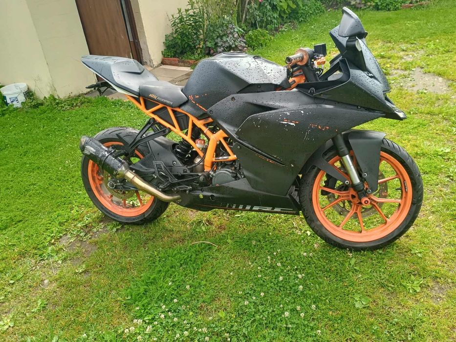 KTM rc125 części Lagi (felga zacisk set wydech lampa błotnik)