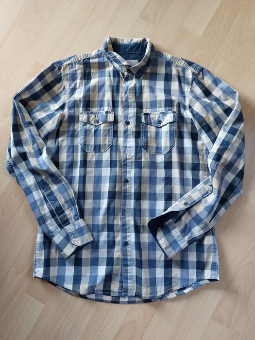 Męska koszula w kratę,  Reserved yfl,  S slim fit