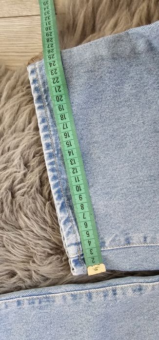 Spodnie zara jeansy jeans Rozmiar L 40 jasne niebieskie wysoki stan