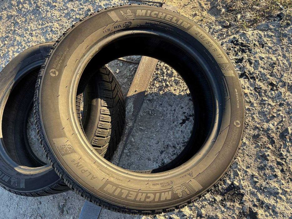 Шини зима 215/55/R17 Michelin Alpin 6 2022Рік