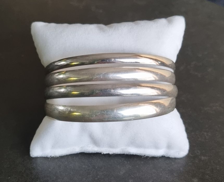 4 srebrne bransoletki koła próba 925 66g