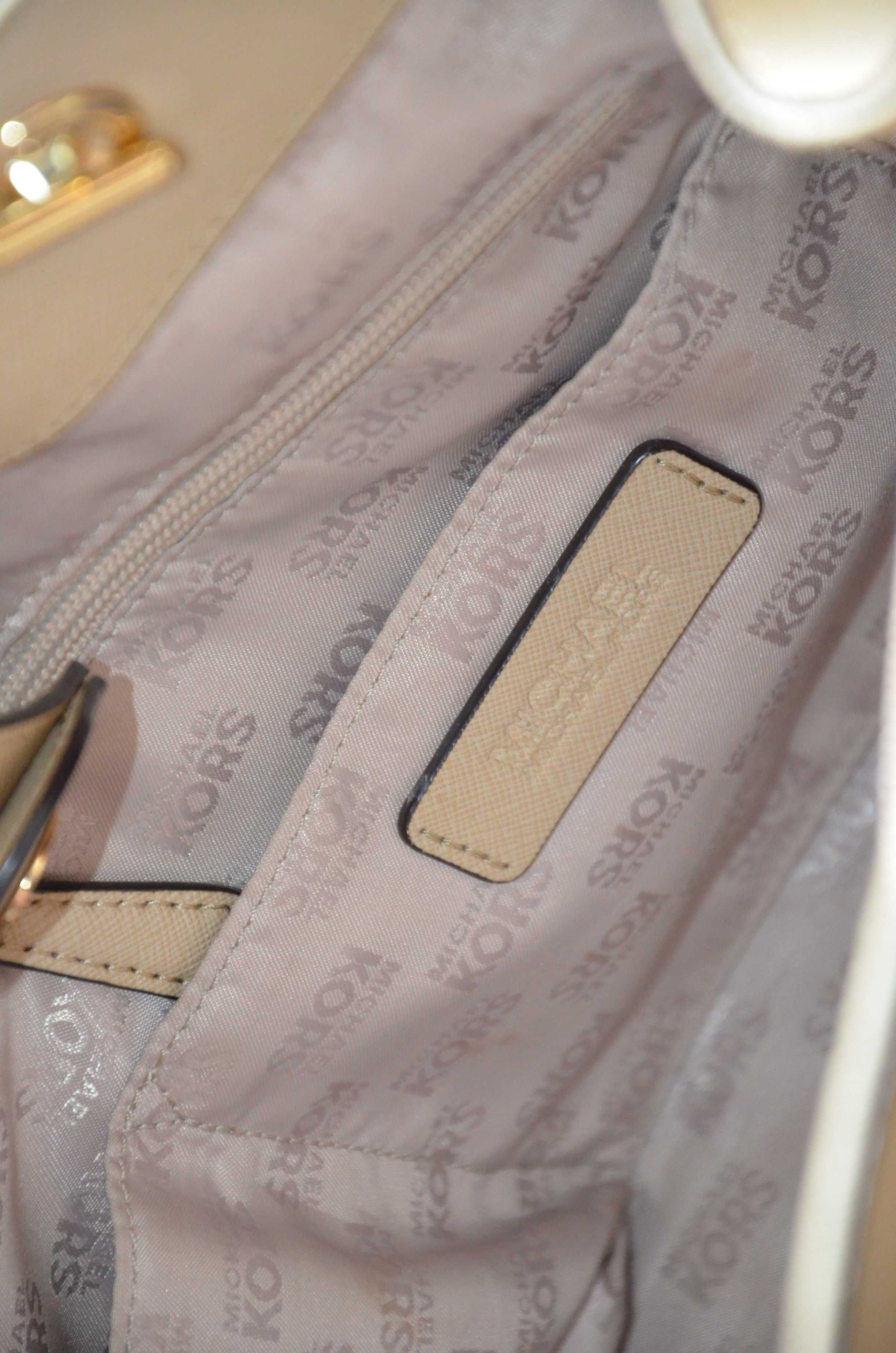 duża torebka Michael Kors beż