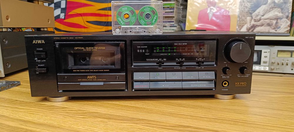 Кассетна дека Aiwa AD-R 505 ( відео роботи) !