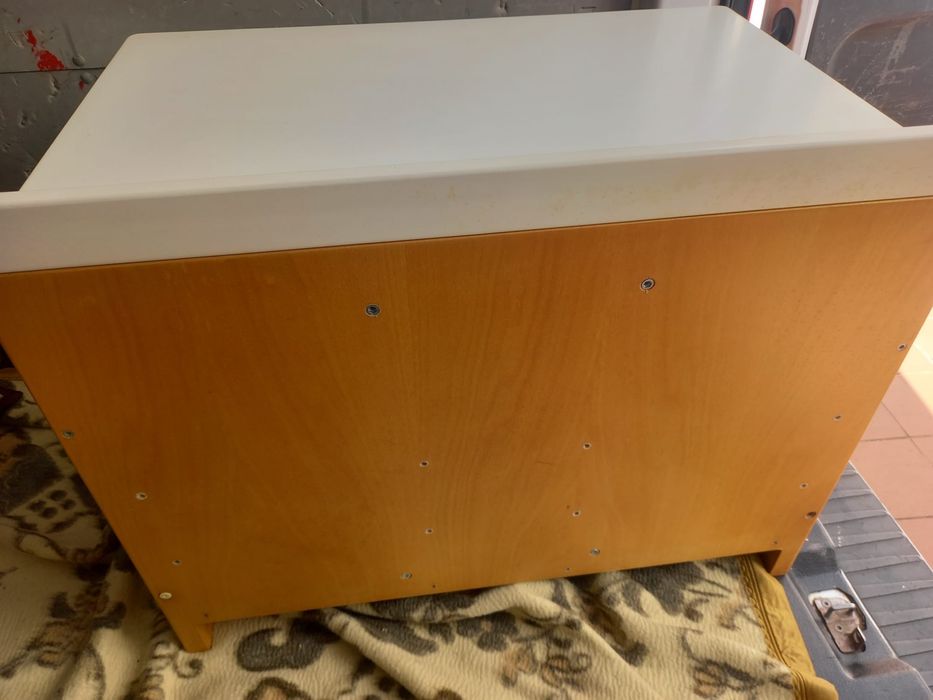 Secretaria branca e castanha