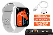 SMARTWATCH DAMSKI MĘSKI DT9 rozmowy menu PL indukcja na dzień dziecka