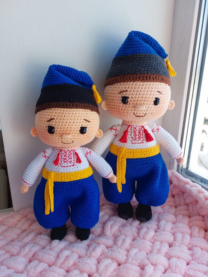 Інтер'єрні ляльки Українець та Україночка, Лунтік, Губка Боб
