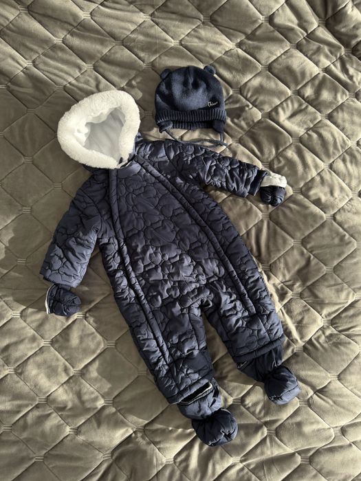 Дитячий демісезонний комбінезон Chicco + шапочка