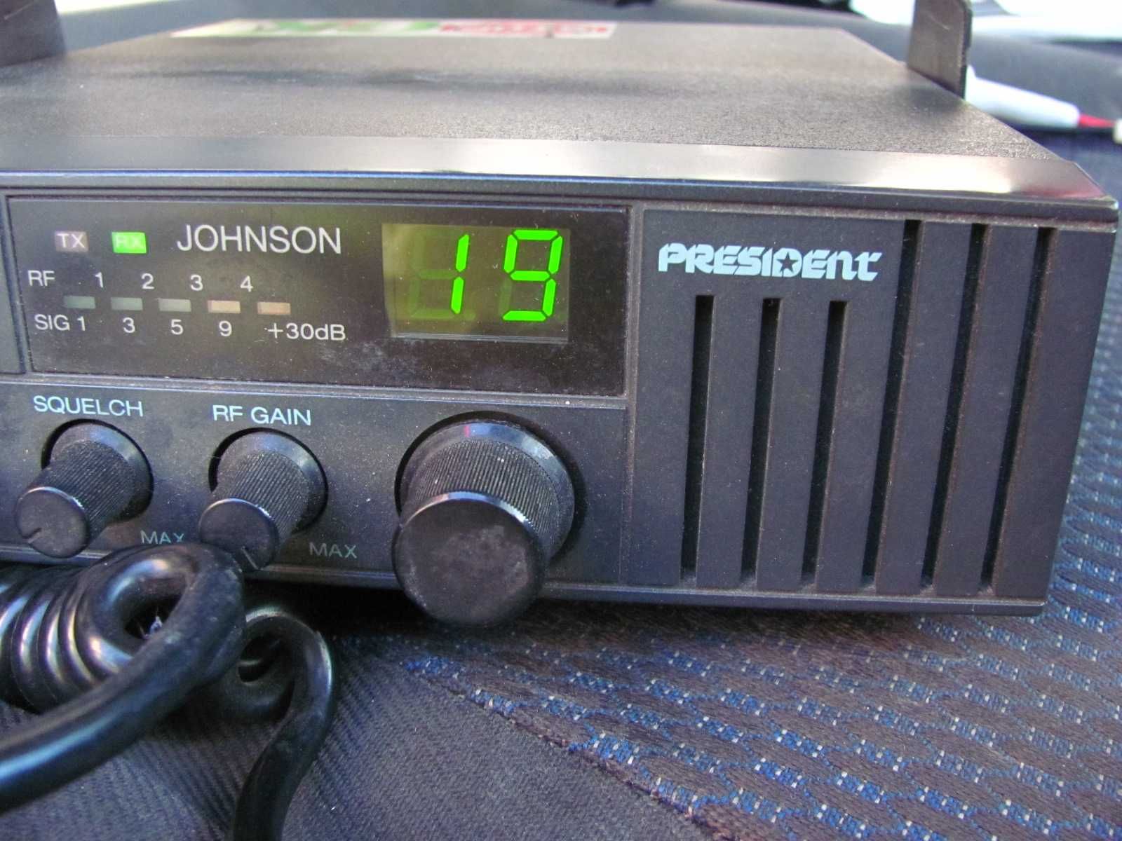 CB radio z mikrofonem President - tanio sprzedam