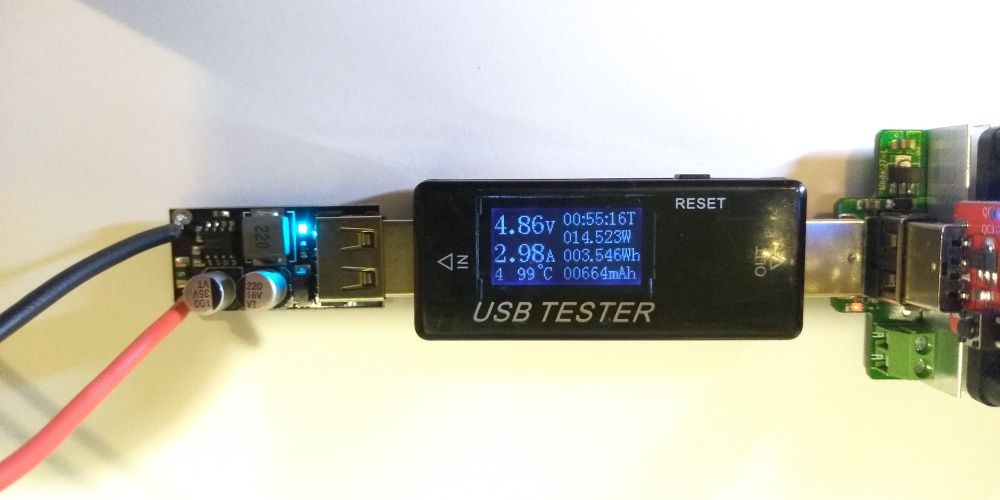 DC понижающий преобразователь 10-32В до QC3.0 5/9/12V/DC модуль в авто