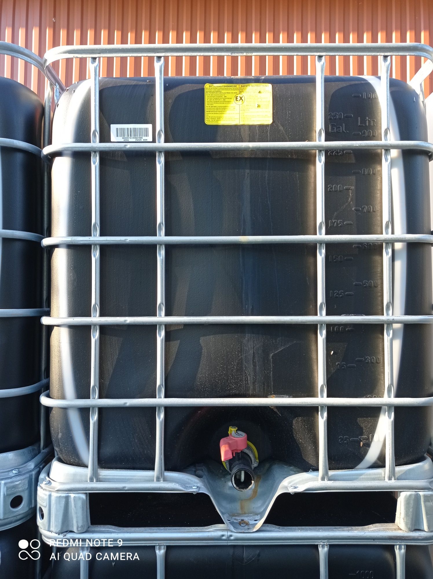 Zbiornik mauser beczka mauzer paletopojemnik IBC małzer kontener 600l