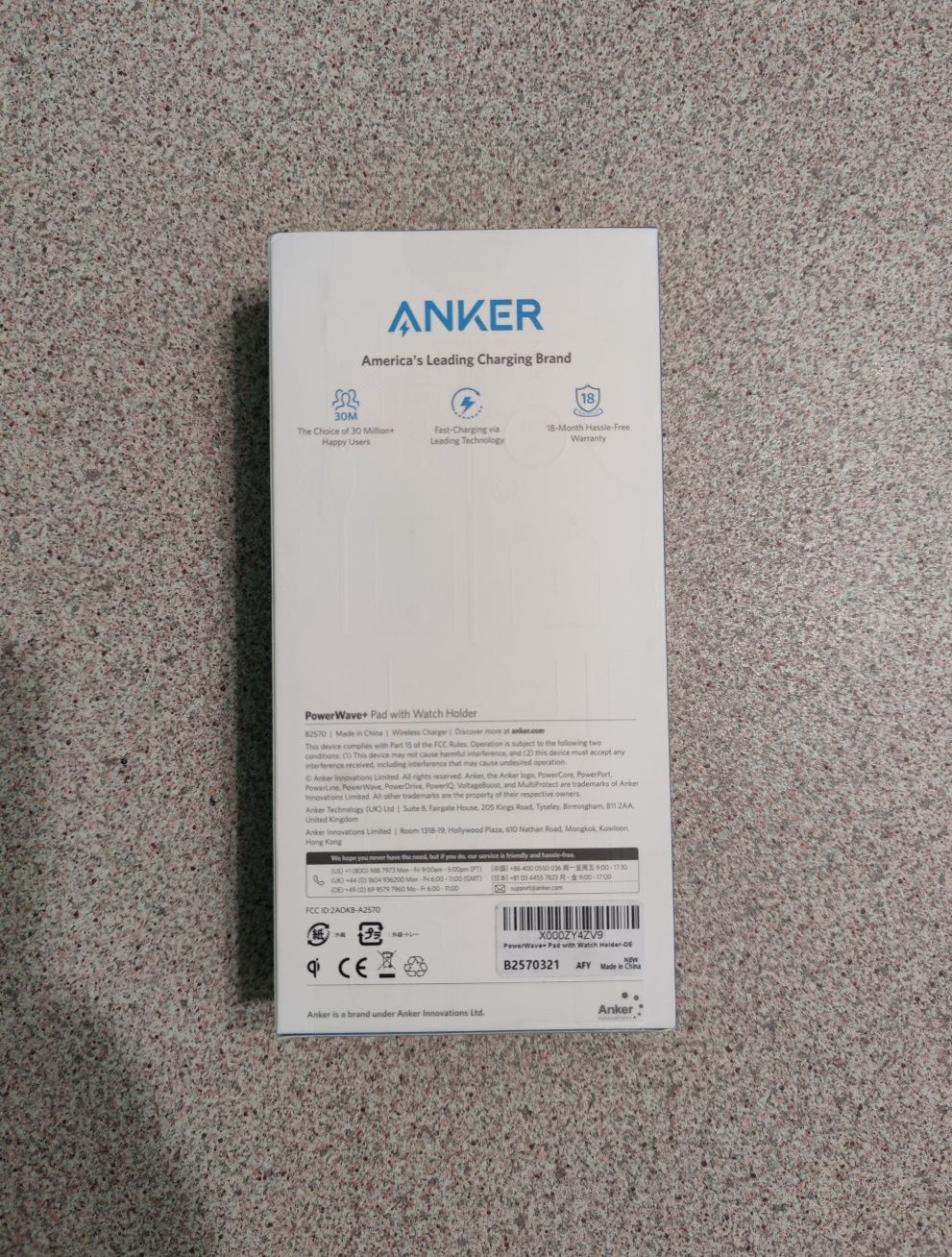 Anker PowerWave+ Qi 7.5W сертифиция от Apple EU