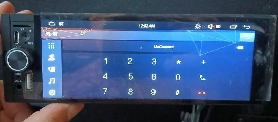 Carplay 1din novo
