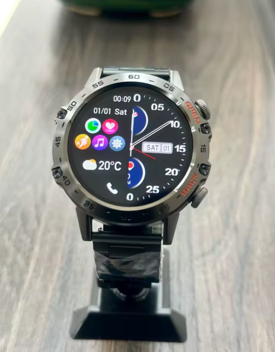 Смарт часы,GPS,Amoled,ip68,нержавеющая сталь.
