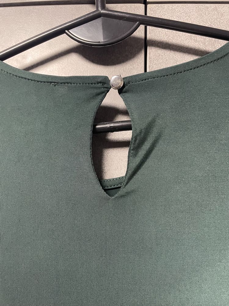 Mohito - asymetryczna bluzka rozmiar M - butelkowa zieleń