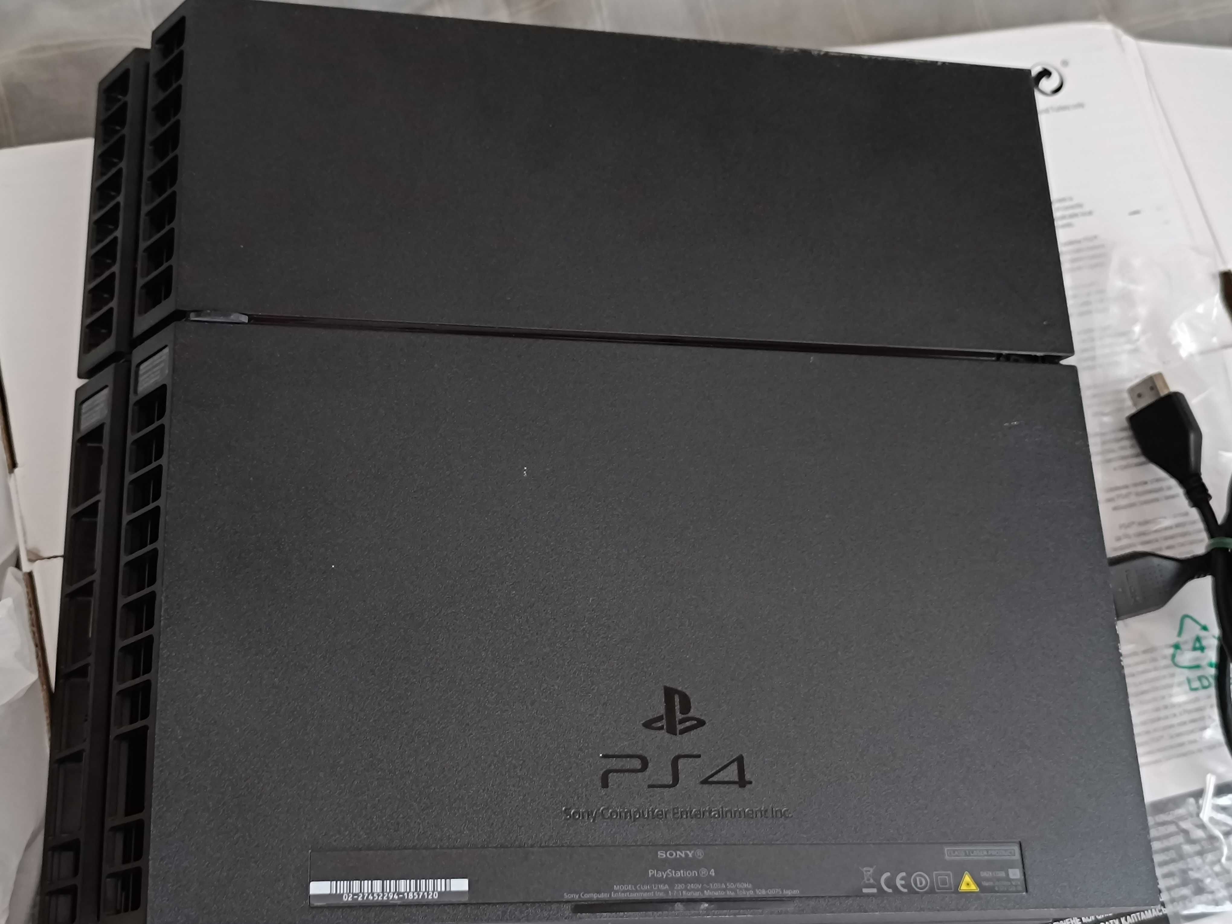 Playstation 4 PS4 Consola 500gb e Comando Vermelho