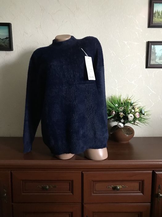 БАТАЛ Теплый свитер джемпер АЛЬПАКА-ангора LUXкачество ОРИГИНАЛ 50-62р