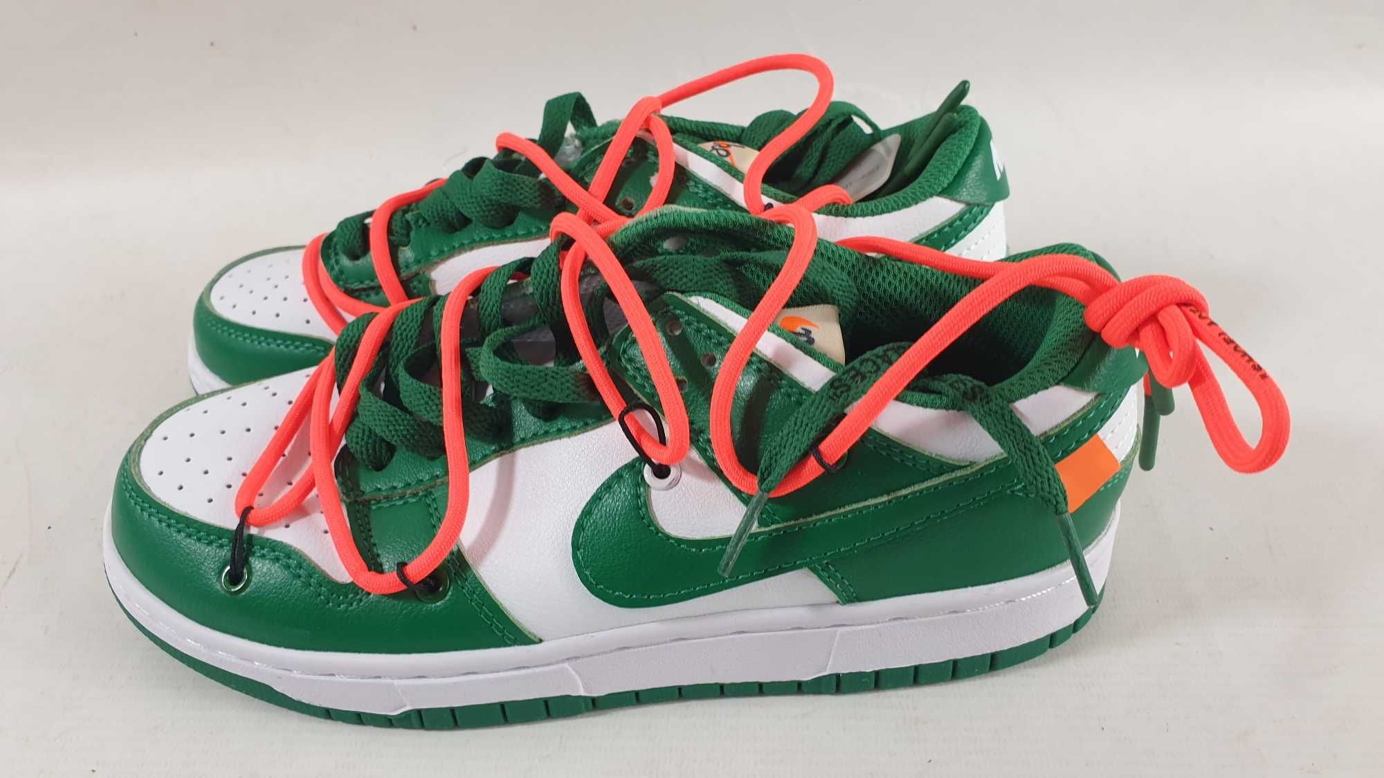 Nike buty męskie sportowe Nike Dunk Low 'GREEN-WHITE' SNEAKERSY ro 39