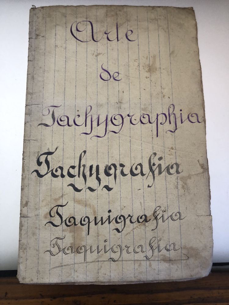 Arte Tachygraphia de J. J. C. 1854