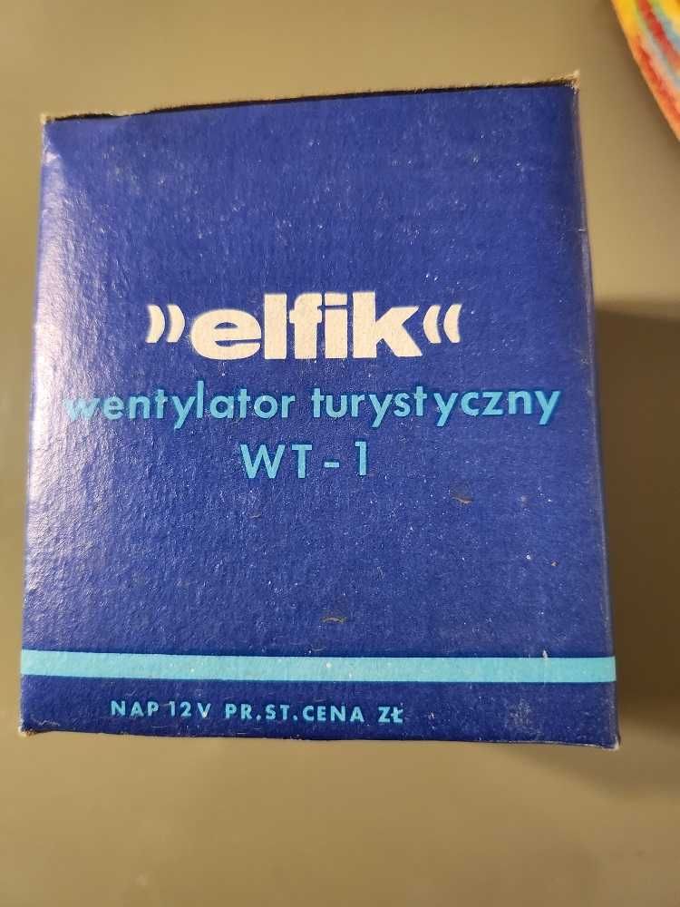 Wentylator turystyczny WT-1 „Elfik” zabytek PRL bez wtyczki