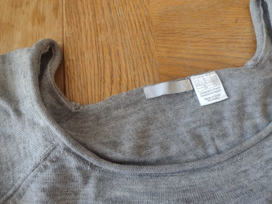 Camisola malha cinza