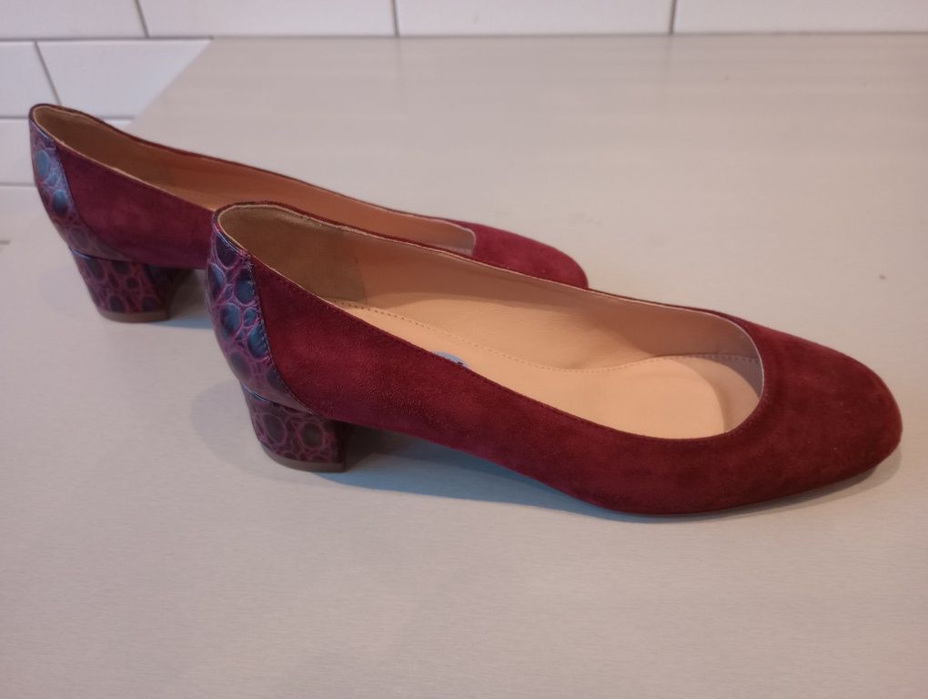 Buty damskie NOWE skorzane marki, J. CREW.