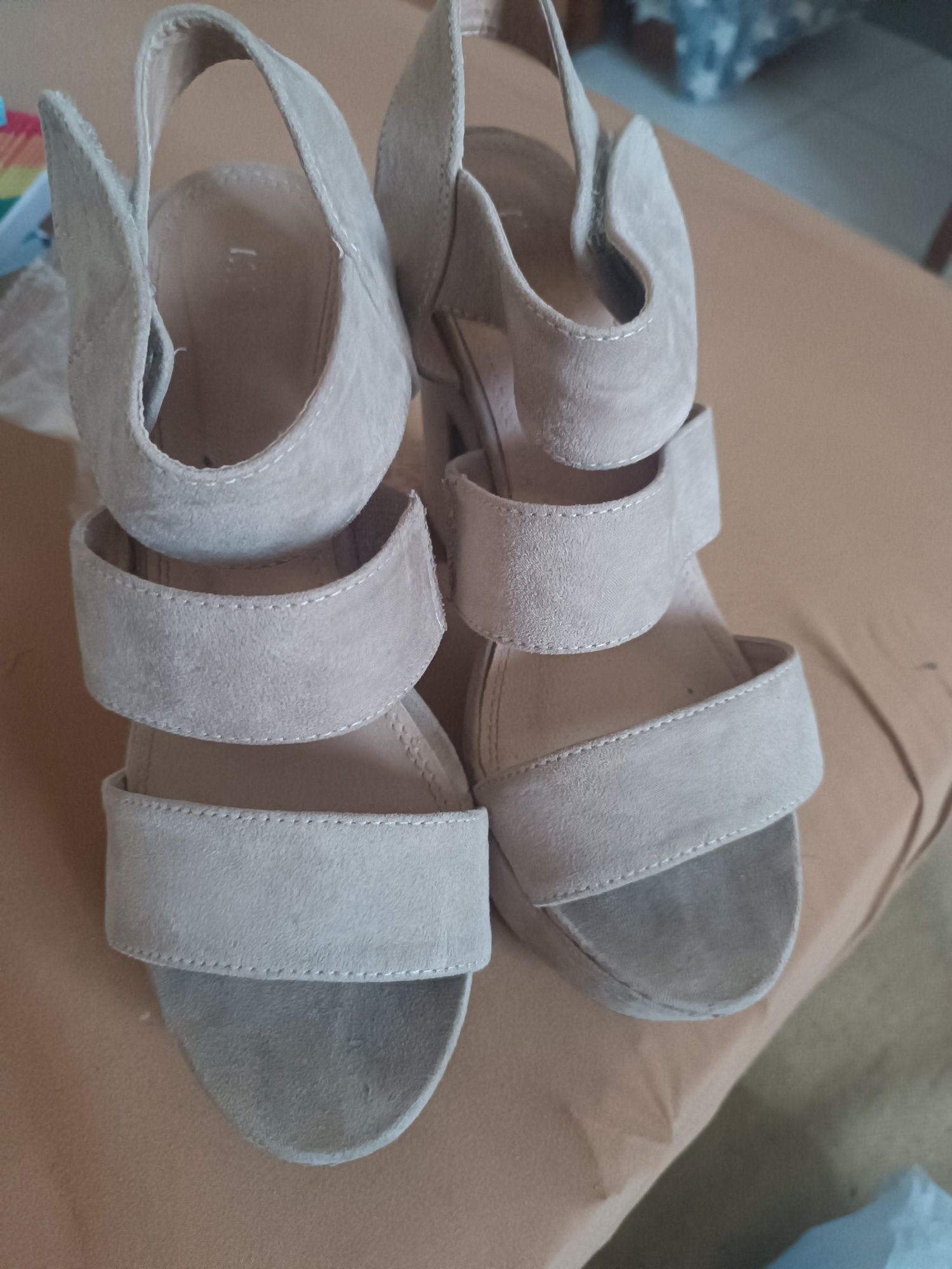 Sandálias Marypaz  creme 38