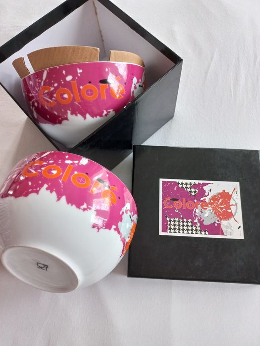 2 śliczne miski nowe ceramiczne ,750ml pojemność