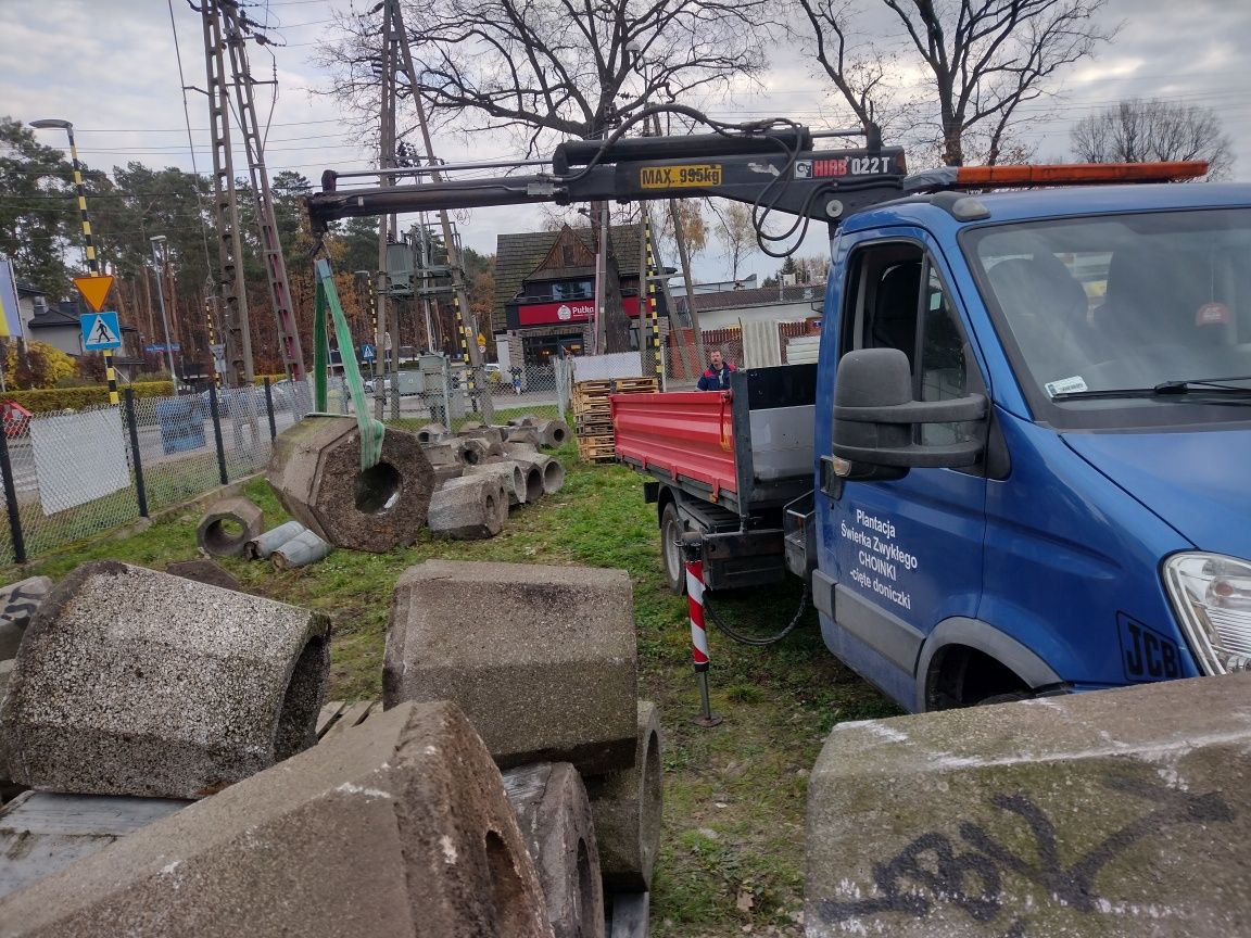 Transport Bigbag groz mały HDS wywrotka kiper WAWA i okolice już jadę!