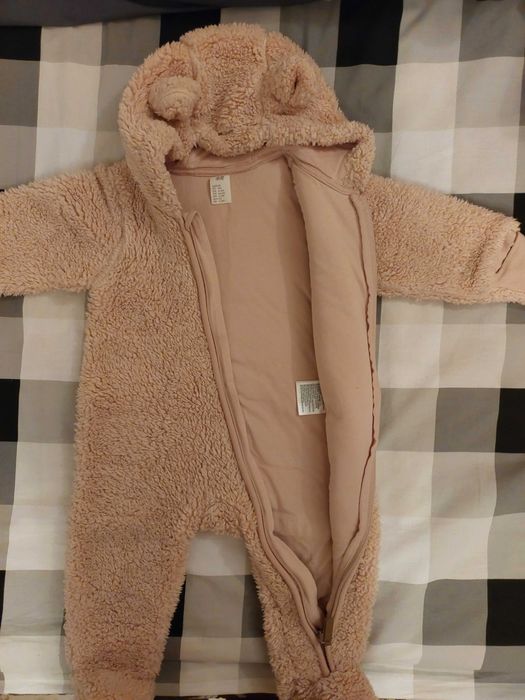 Kombinezon pluszowy H&M 68 cm 4-6 miesięcy