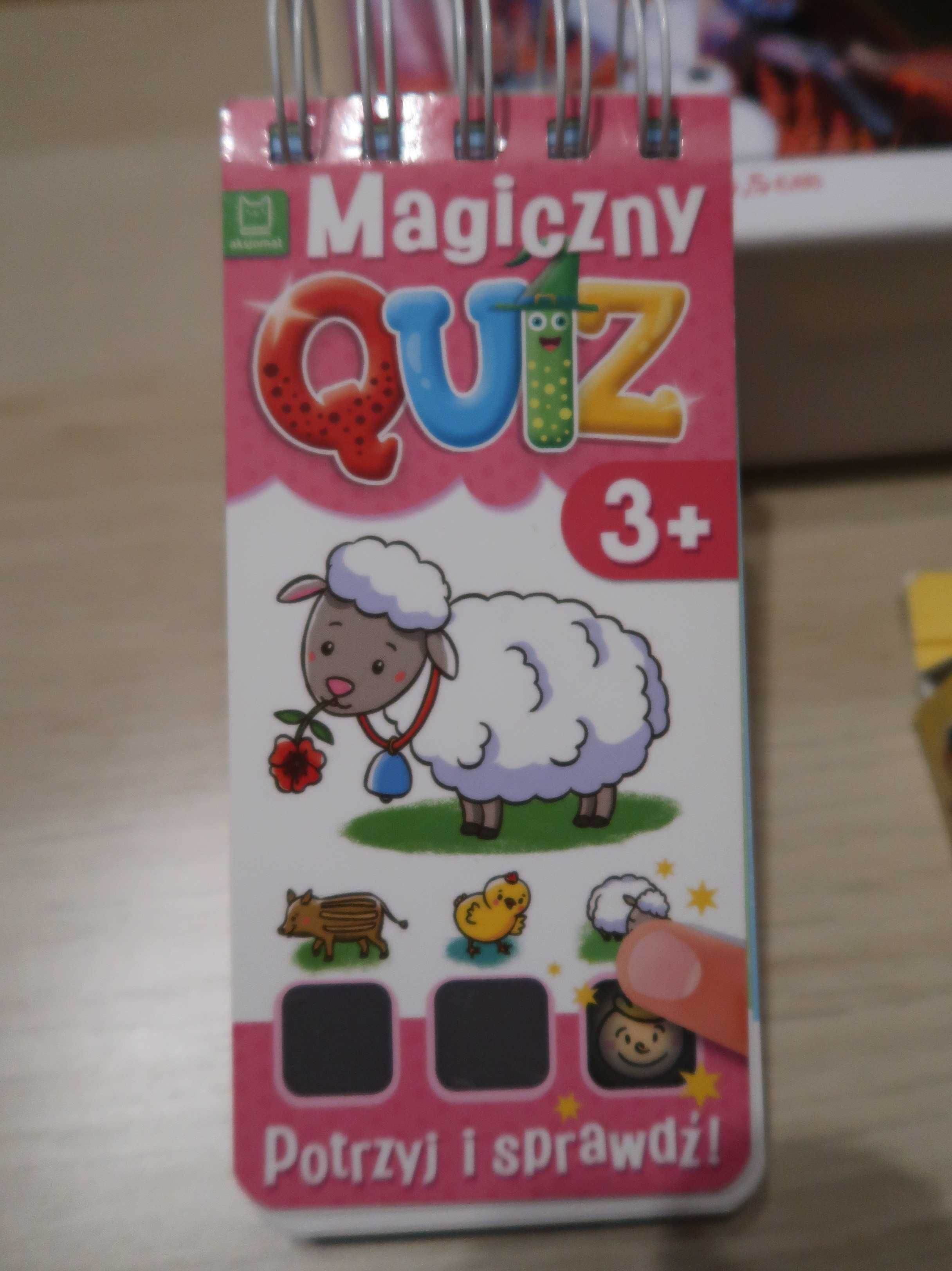 Magiczny Quiz 3+ Potrzyj i sprawdź odpowiedź