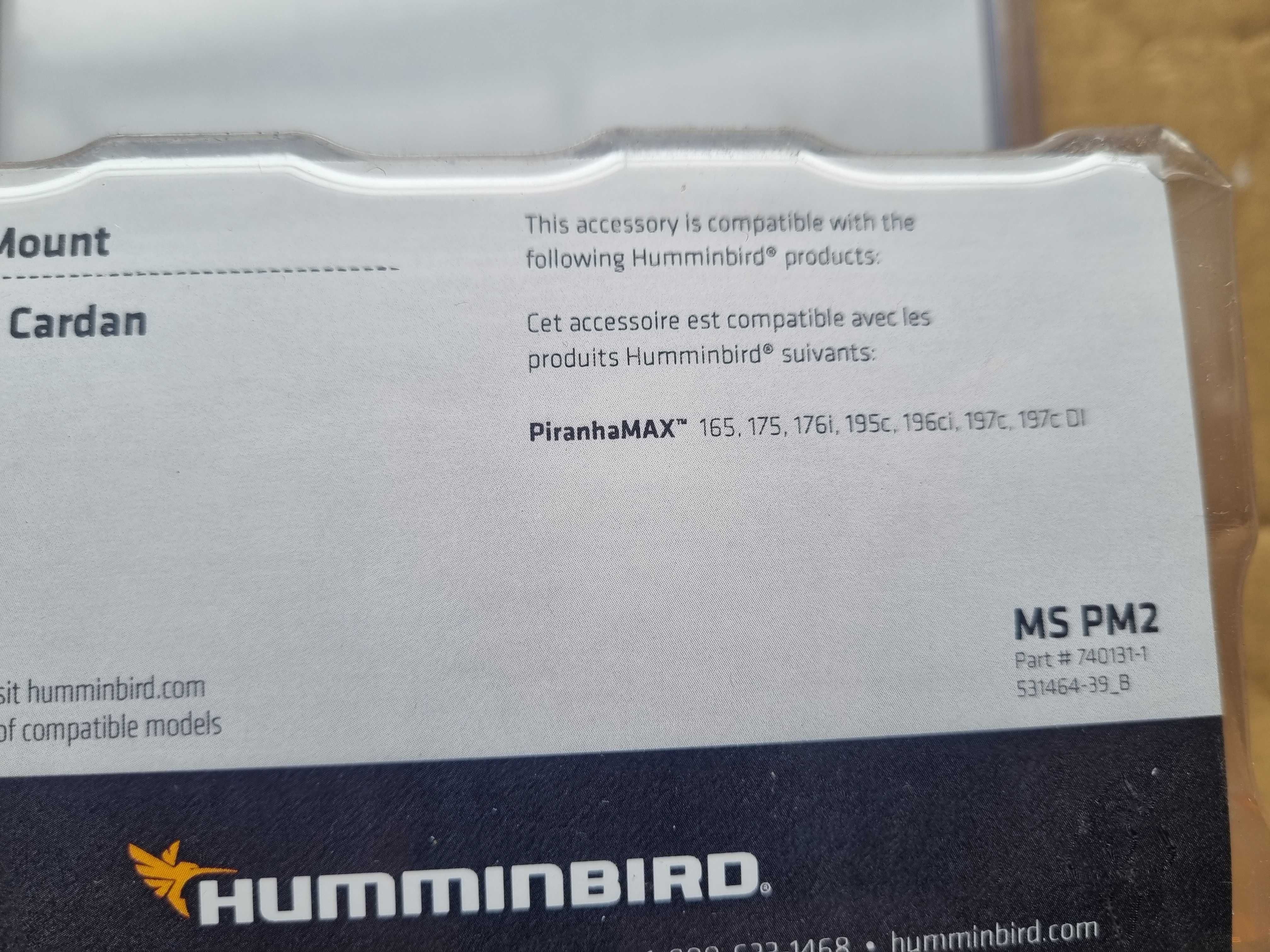 mocowanie echosondy humminbird piranha max ms pm2