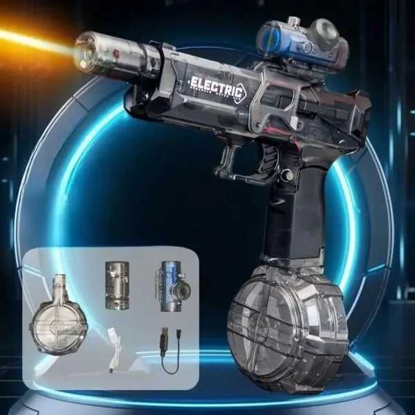 Игрушечный пистолет генератор мыльных пузырей Есть выбор См. фото