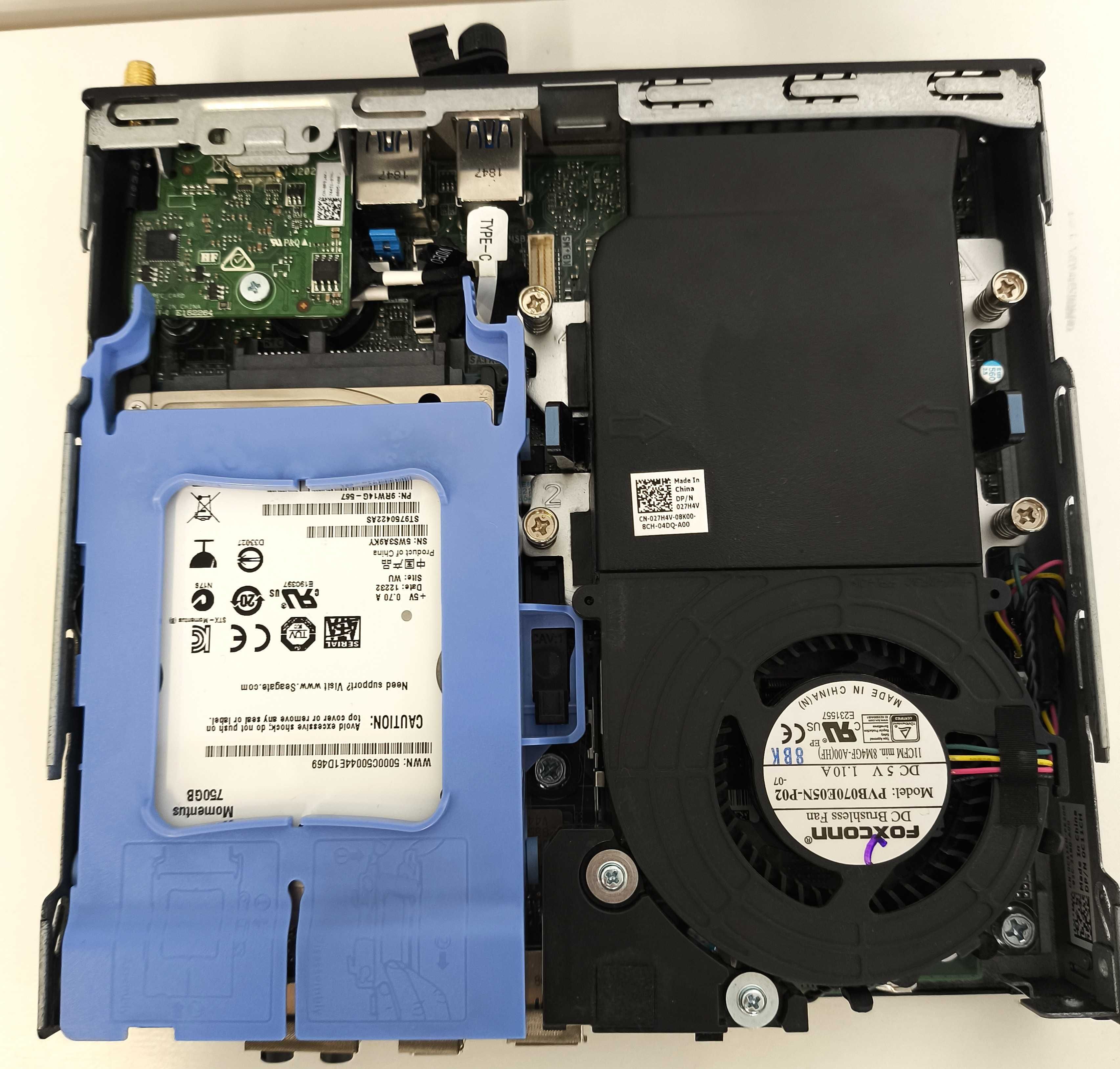 Komputer DELL Micro PC Core i5 8 gen 8GB 256GB + 750GB WiFi Windows 11