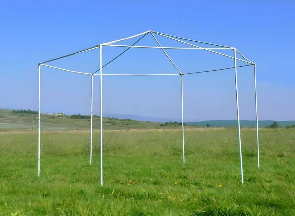 Pawilon ogrodowy SZEŚCIOBOK 4x4 namiot altanka baldachim do ogrodu