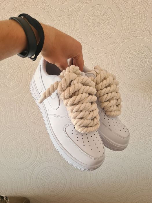 36-45.5 Nike air force 1 rope laces