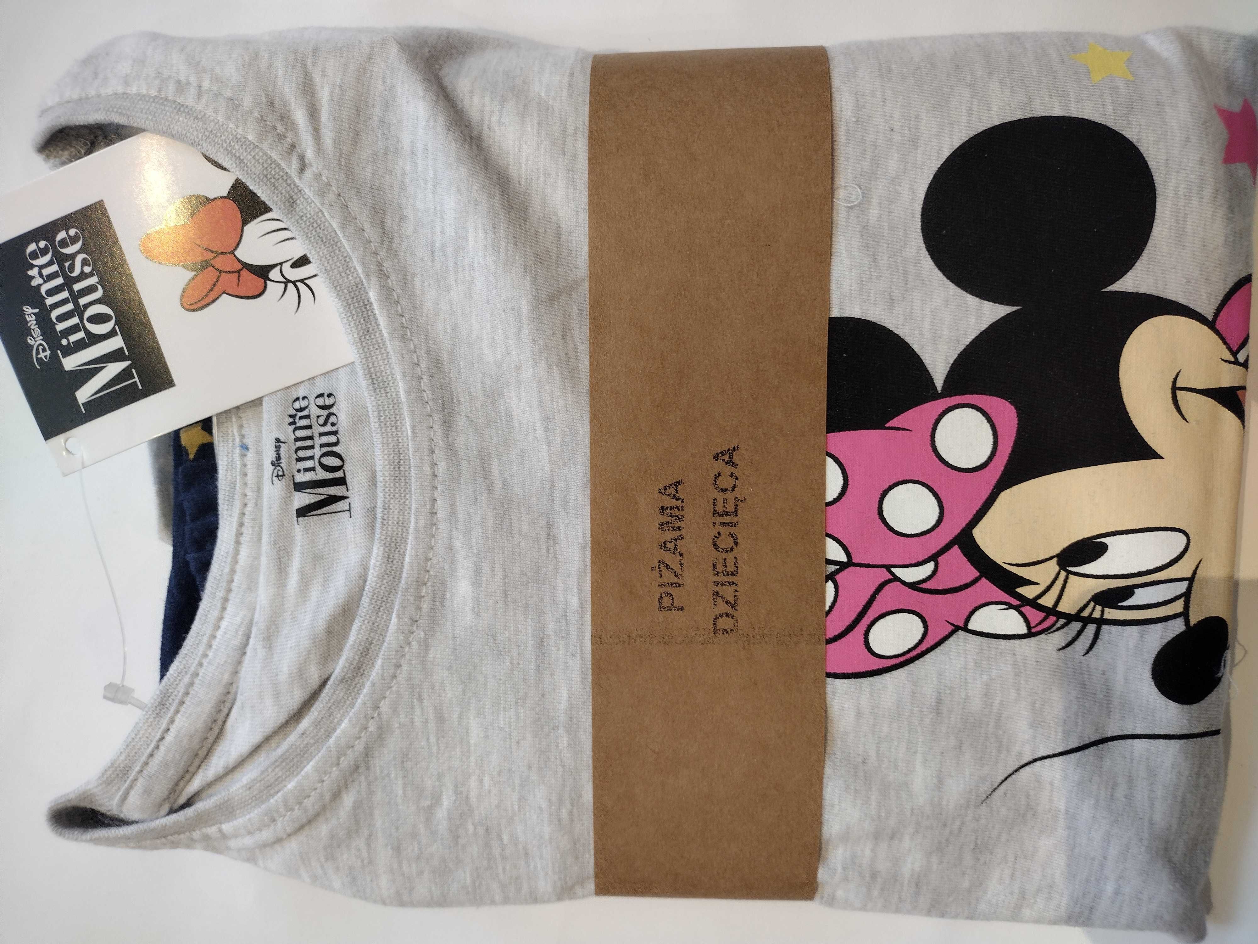 Piżama dwuczęściowa dla dziewczynki 128 myszka Minnie Disney