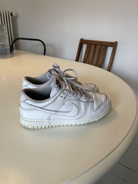 Nike dunk low all white