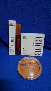 Kit Batom + Duo Blush Aura By Helena Coelho