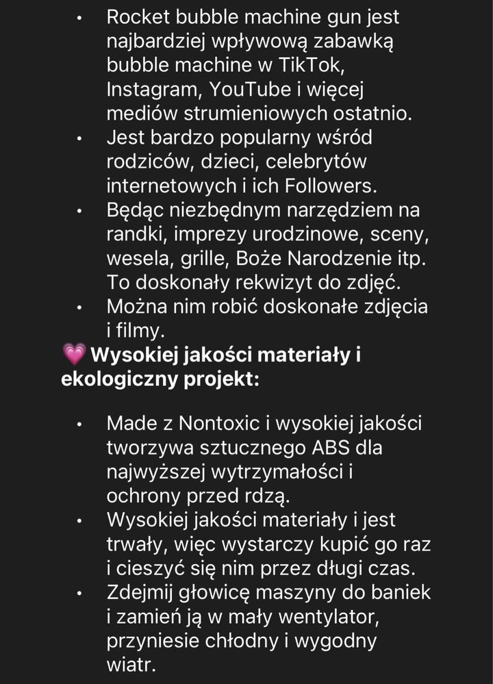 Pistolet do baniek bazuka nowy zabawka bańki niebieski